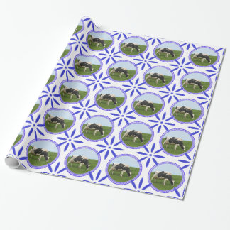  Nederlands Tiles Delftware Koe Holland Cadeaupapier