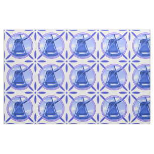 Nederlands Tiles Delftware Windmill Holland Stof