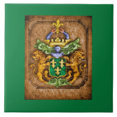 Nederlands van Westervelt Familiekat van Wapens c  Tegeltje (Voorkant)