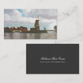 Nederlands Visitekaartje voor kunstschilders (Voorkant / Achterkant)