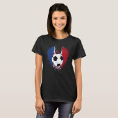 Nederlands Vlag Voetbal Football Wings T-shirt (Voorkant volledig)