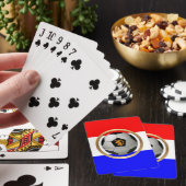 Nederlands Voetbal met Nederlands Lion Pokerkaarten (Insitu)