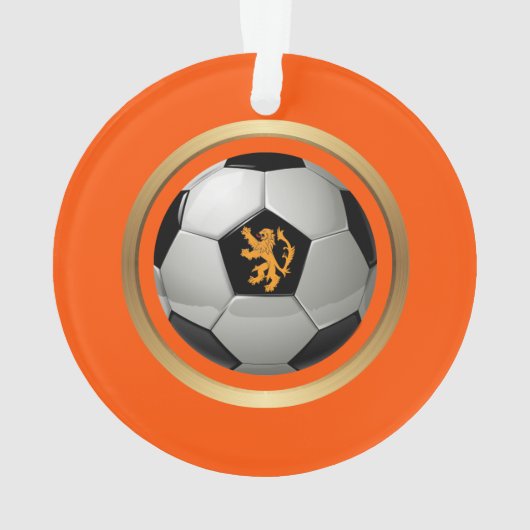 Nederlands Voetbal, Nederlands lion op Sinaasappel Ornament (achterkant)