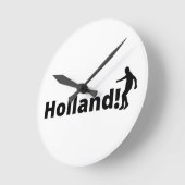 Nederlands voetbal ronde klok (Hoek)