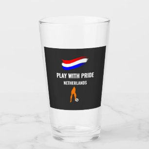 Nederlands Voetbal Trots 2026 T-shirt Glas