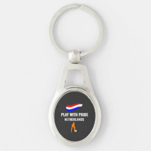 Nederlands Voetbal Trots 2026 T-shirt Sleutelhanger