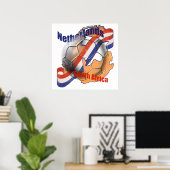 Nederlands Voetbal Zuid-Afrika Poster (Thuiskantoor)