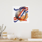 Nederlands Voetbal Zuid-Afrika Poster (Keuken)