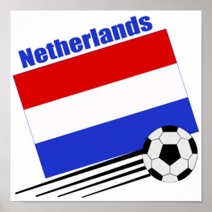 Nederlands voetbalteam poster