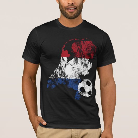 Nederlands voetbalveld t-shirt (Voorkant)