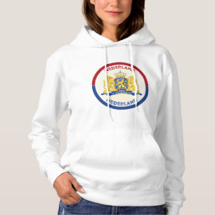 Nederlands Wapen Cirkelvorm Hoodie