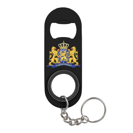 Nederlands wapen op bk bot mini flessenopener (Achterkant)