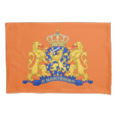 Nederlands wapen op Sinaasappel pccnt Kussensloop (Voorkant)