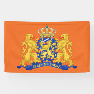 Nederlands wapenarsenaal op Oranje grondgebied Spandoek
