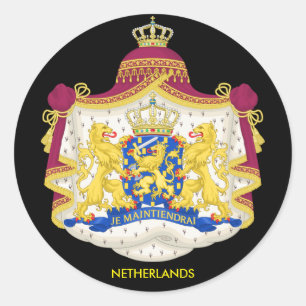 Nederlands Wapenschild Classic Sticker