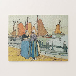 Nederlands waterfront legpuzzel