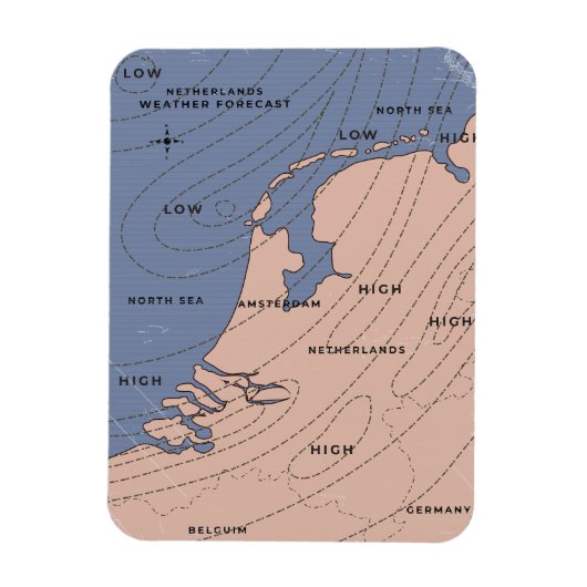 Nederlands Weerbericht Magneet (Verticaal)