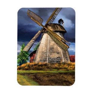 Nederlands windmolen magneet