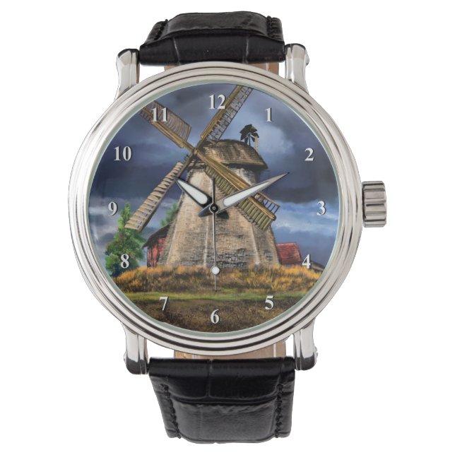 nederlands windmolenhorloge horloge (Voorkant)