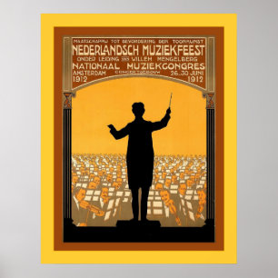 Nederlandsch Muziekfeest ~ Nederlands Poster