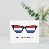 Nederlandse aangepaste tekst en kleuren briefkaart (Staand voorkant)