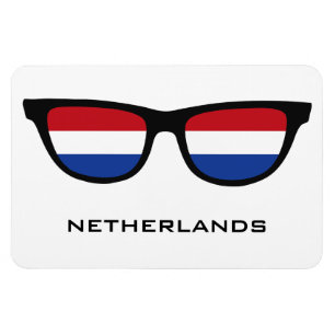 Nederlandse aangepaste tekst en kleurenmagneet in  magneet