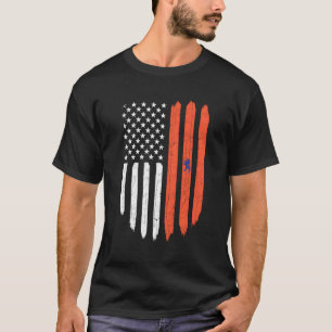 Nederlandse Amerikaanse vlag Nederland Root Dad Gi T-shirt