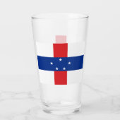Nederlandse Antillen Glas (Achterkant)