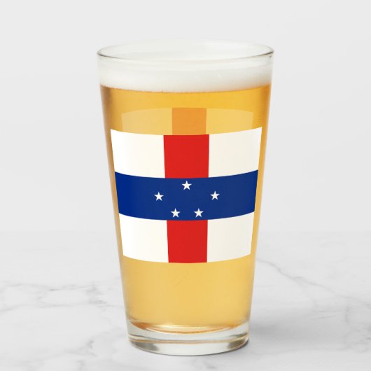 Nederlandse Antillen Glas (Voorkant gevuld)