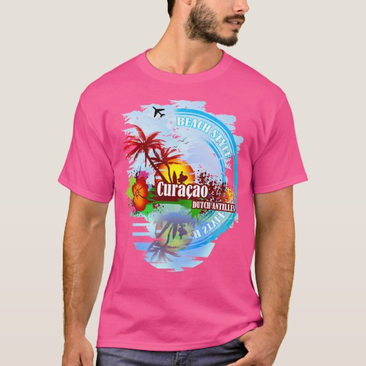Nederlandse Antillen op Curaçao T-shirt (Voorkant)