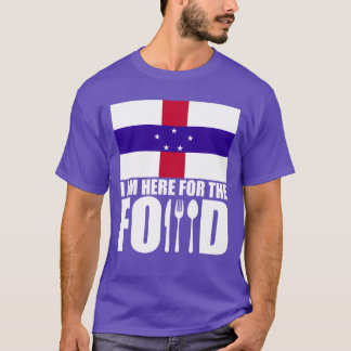Nederlandse Antillen souvenir eten reis cadeau T-shirt