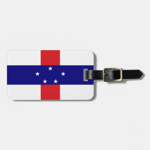 Nederlandse Antillen vlag Bagagelabel
