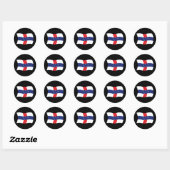 Nederlandse Antillen Vlag Sticker (Vel)
