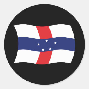 Nederlandse Antillen Vlag Sticker