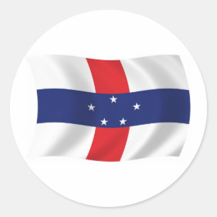Nederlandse Antillen Vlag Sticker