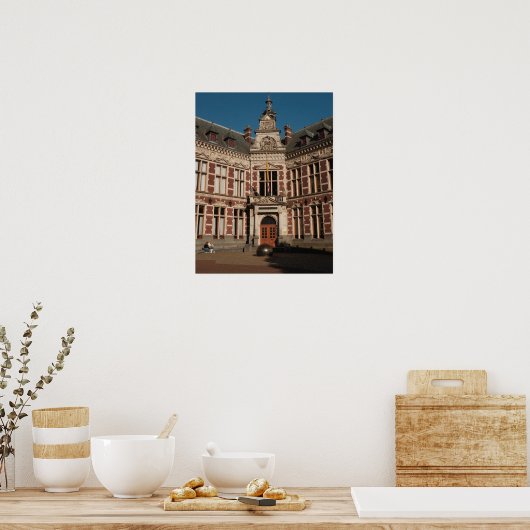 Nederlandse Architectuur in Utrecht, Cool Photogra Poster (Keuken)