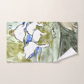 Nederlandse Art Nouveau Eenden en Ganzen Bad Handdoek (Handdoek)