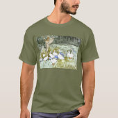 Nederlandse Art Nouveau Eenden en Ganzen T-shirt (Voorkant)