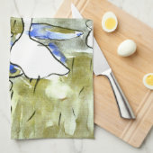 Nederlandse Art Nouveau Eenden en Ganzen Theedoek (Quarter Fold)