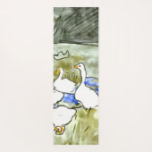 Nederlandse Art Nouveau Eenden en Ganzen Yogamat (Achterkant)