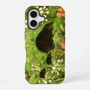Nederlandse Art Nouveau Egel en Baby's iPhone 16 Hoesje