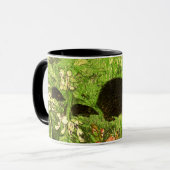 Nederlandse Art Nouveau Egel en Baby's Mok (Voorkant links)