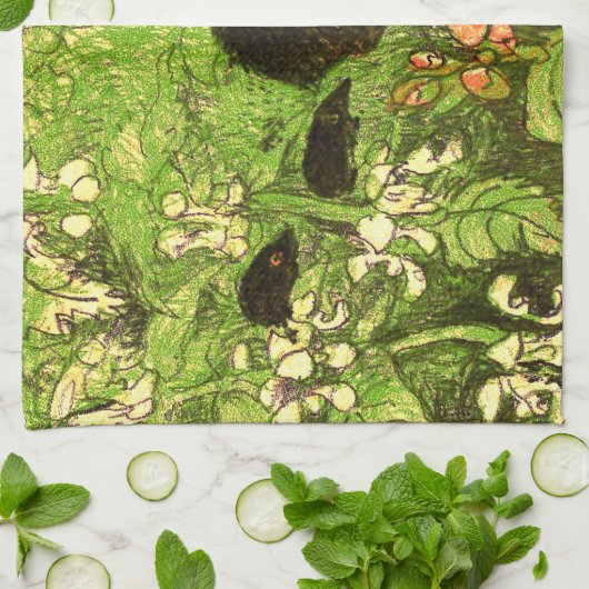 Nederlandse Art Nouveau Egel en Baby's Theedoek (Gevouwen)