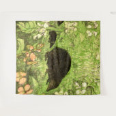 Nederlandse Art Nouveau Egel en Baby's Wandkleed (Voorkant (horizontaal))