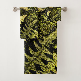 Nederlandse Art Nouveau Kikker in Boom Bad Handdoek