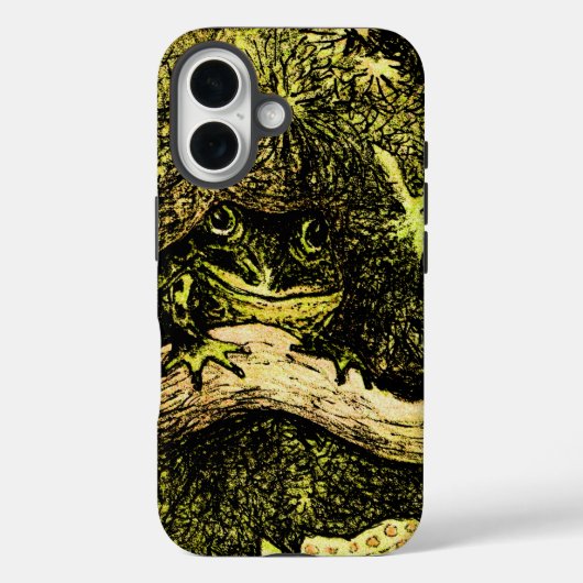 Nederlandse Art Nouveau Kikker in Boom Case-Mate iPhone Case (Achterkant)