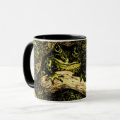 Nederlandse Art Nouveau Kikker in Boom Mok (Voorkant links)