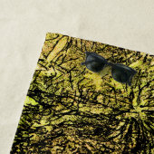 Nederlandse Art Nouveau Kikker in Boom Strandlaken (In situ)