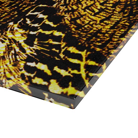 Nederlandse Art Nouveau Pauw en uilen Snijplank (Hoek)