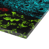 Nederlandse Art Nouveau Pauw en Vlinder Snijplank (Hoek)